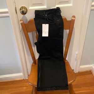 ZARA wide leg- high rise Full length- size 8 (US)-